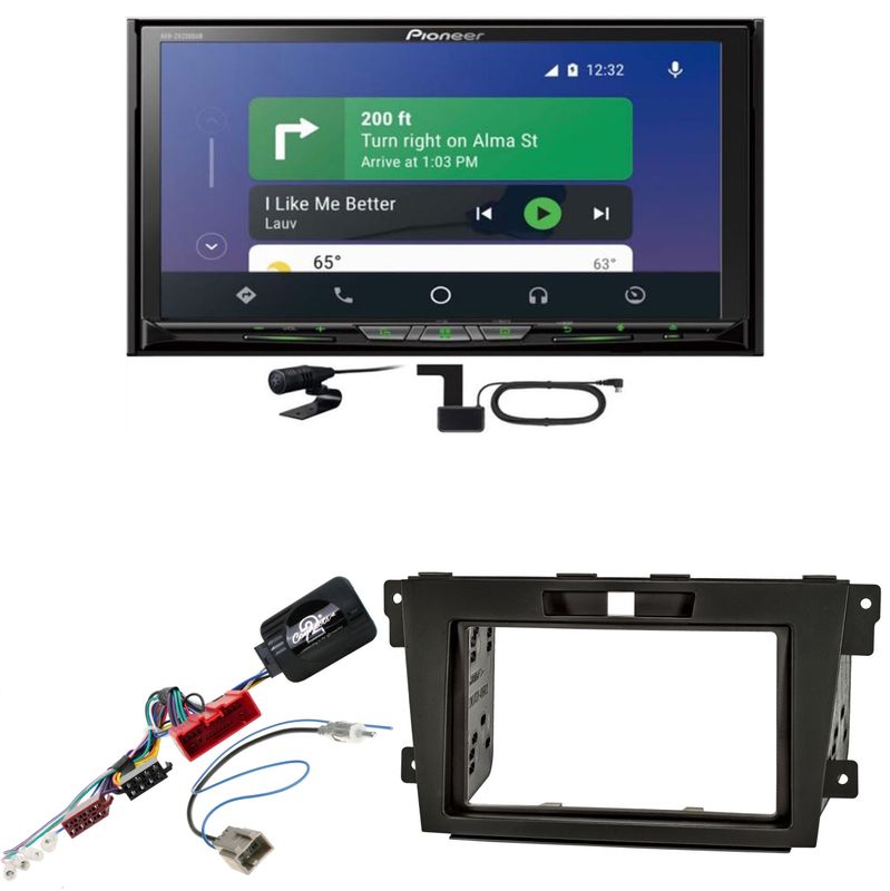 Pioneer AVH-Z9200DAB DAB+ CarPlay Android Auto USB CD Einbauset für Mazda CX-7