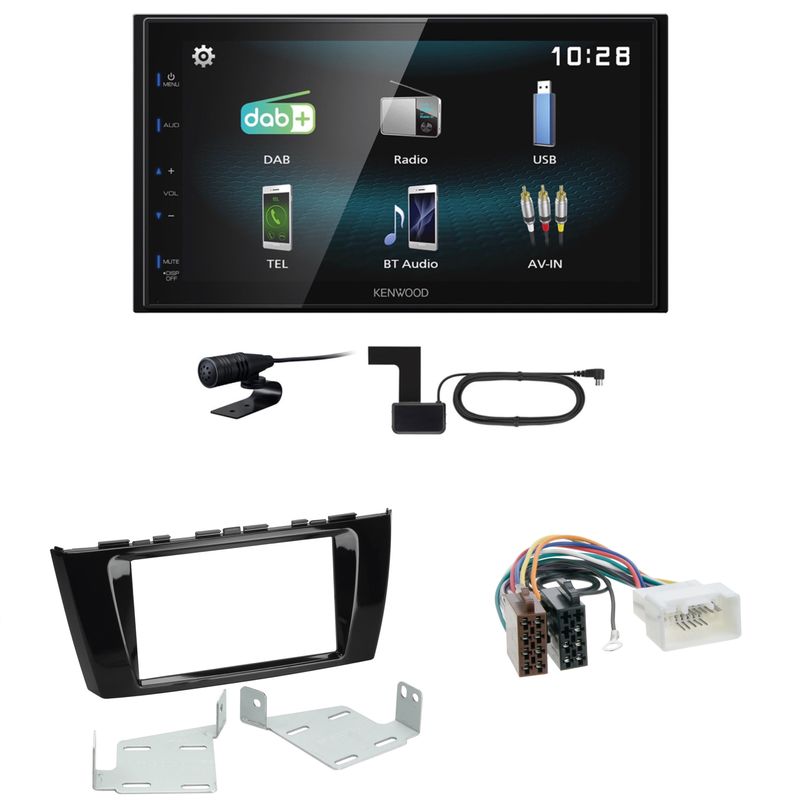 Kenwood DMX-125DAB USB Bluetooth MP3 DAB+ Einbauset für Mitsubishi Space Star Kenwood DMX-125DAB USB Bluetooth MP3 DAB+ Einbauset für Mitsubishi Space Star