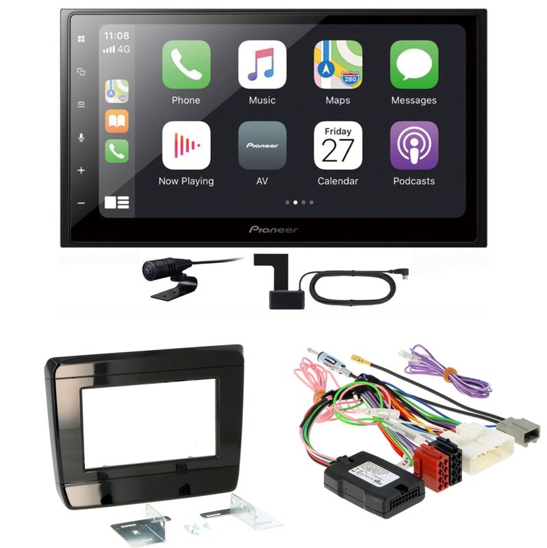 Pioneer SPH-DA250DAB CarPlay Android Auto Einbauset für Isuzu D-Max 3 ab 2020