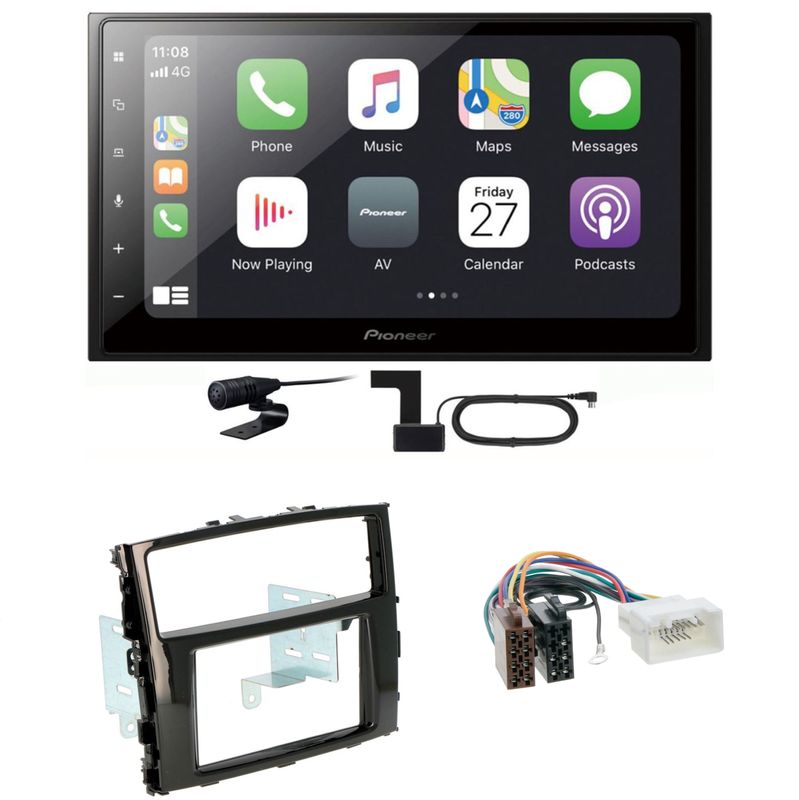 Pioneer SPH-DA250DAB USB Bluetooth DAB+ Einbauset für Mitsubishi Pajero ab 2015 Pioneer SPH-DA250DAB USB Bluetooth DAB+ Einbauset für Mitsubishi Pajero ab 2015