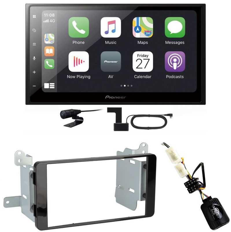 Pioneer SPH-DA250DAB CarPlay Android Auto Einbauset für Mitsubishi L200 ab 2016 Pioneer SPH-DA250DAB CarPlay Android Auto Einbauset für Mitsubishi L200 ab 2016