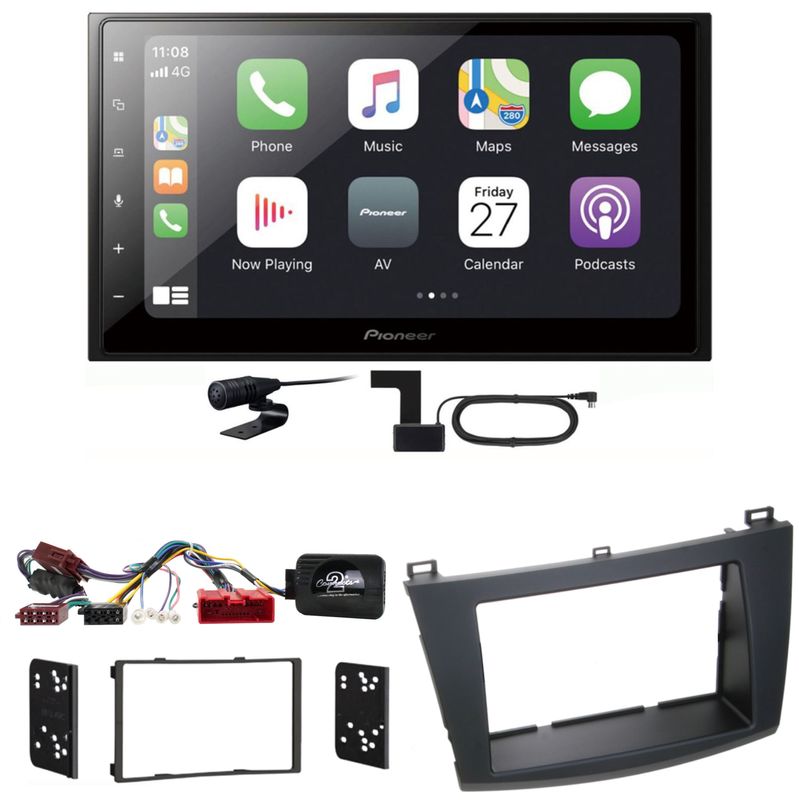 Pioneer SPH-DA250DAB CarPlay Android Auto Bluetooth Einbauset für Mazda 3 BL Pioneer SPH-DA250DAB CarPlay Android Auto Bluetooth Einbauset für Mazda 3 BL