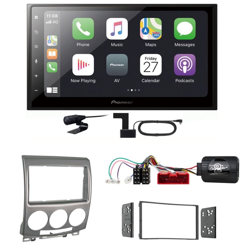 Pioneer SPH-DA250DAB CarPlay Android Auto Bluetooth Einbauset für Mazda 5 CR Pioneer SPH-DA250DAB CarPlay Android Auto Bluetooth Einbauset für Mazda 5 CR