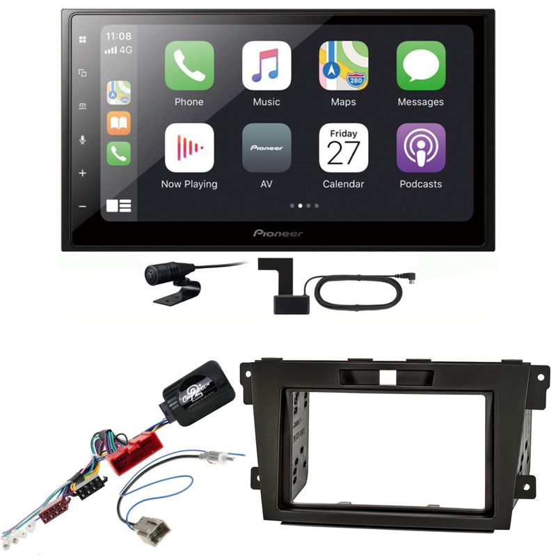 Pioneer SPH-DA250DAB CarPlay Android Auto Bluetooth Einbauset für Mazda CX-7 Pioneer SPH-DA250DAB CarPlay Android Auto Bluetooth Einbauset für Mazda CX-7