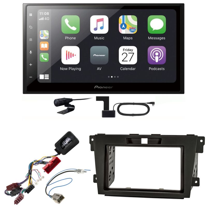 Pioneer SPH-DA250DAB CarPlay Android Auto Bluetooth Einbauset für Mazda CX-7 Pioneer SPH-DA250DAB CarPlay Android Auto Bluetooth Einbauset für Mazda CX-7