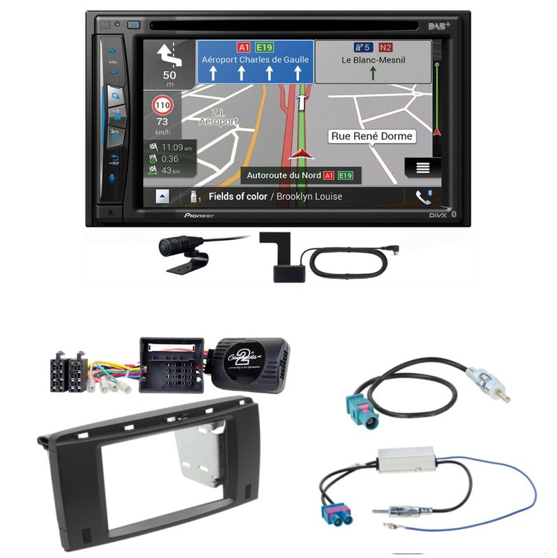 Pioneer AVIC-Z730DAB USB DAB+ MP3 Digitalradio Einbauset für Mercedes R W251 Pioneer AVIC-Z730DAB USB DAB+ MP3 Digitalradio Einbauset für Mercedes R W251