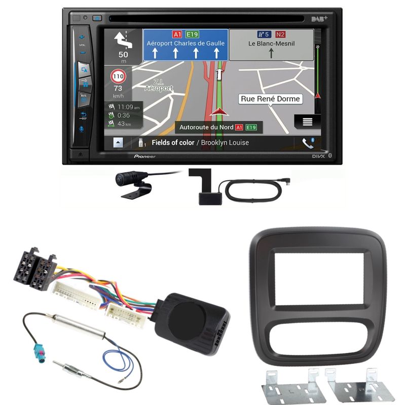 Pioneer AVIC-Z730DAB USB DAB+ MP3 Navigation CD Einbauset für Opel Vivaro B Pioneer AVIC-Z730DAB USB DAB+ MP3 Navigation CD Einbauset für Opel Vivaro B