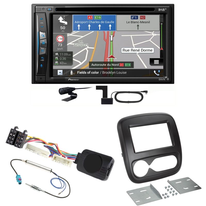Pioneer AVIC-Z730DAB USB DAB+ MP3 Digitalradio Einbauset für Opel Vivaro B Pioneer AVIC-Z730DAB USB DAB+ MP3 Digitalradio Einbauset für Opel Vivaro B