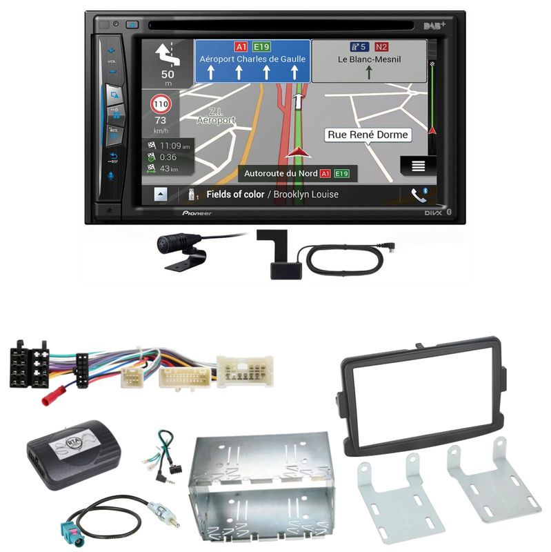 Pioneer AVIC-Z730DAB USB DAB+ MP3 Navigation Einbauset für Opel Vivaro Movano B Pioneer AVIC-Z730DAB USB DAB+ MP3 Navigation Einbauset für Opel Vivaro Movano B