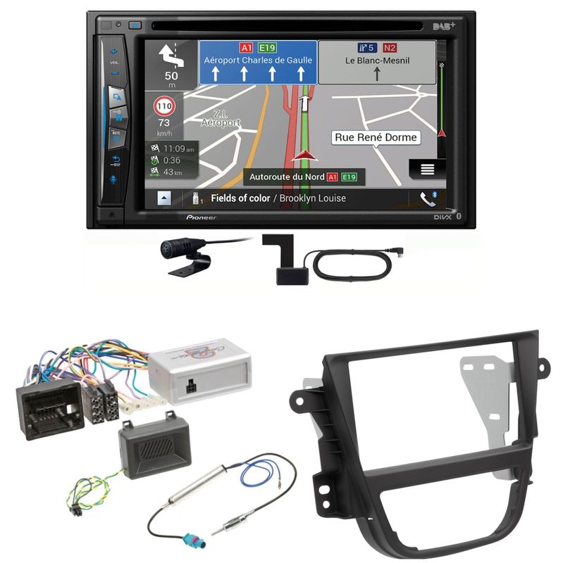 Pioneer AVIC-Z730DAB USB DAB+ Navigation Bluetooth Einbauset für Opel Mokka A Pioneer AVIC-Z730DAB USB DAB+ Navigation Bluetooth Einbauset für Opel Mokka A