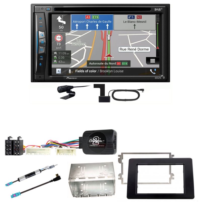 Pioneer AVIC-Z730DAB USB DAB+ MP3 Navigation Einbauset für Opel Movano ab 2019 Pioneer AVIC-Z730DAB USB DAB+ MP3 Navigation Einbauset für Opel Movano ab 2019