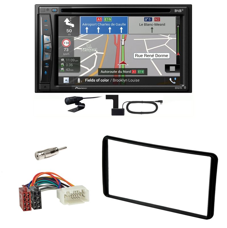 Pioneer AVIC-Z730DAB USB Navigation Bluetooth Einbauset für Suzuki Jimny FJ Pioneer AVIC-Z730DAB USB Navigation Bluetooth Einbauset für Suzuki Jimny FJ