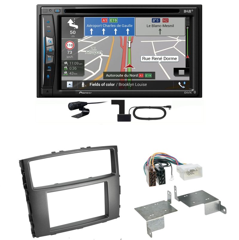 Pioneer AVIC-Z730DAB USB Digitalradio Einbauset für Mitsubishi Pajero bis 2014 Pioneer AVIC-Z730DAB USB Digitalradio Einbauset für Mitsubishi Pajero bis 2014