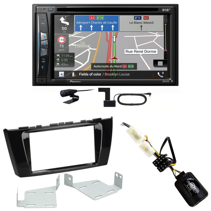 Pioneer AVIC-Z730DAB USB Navigation MP3 Einbauset für Mitsubishi Space Star