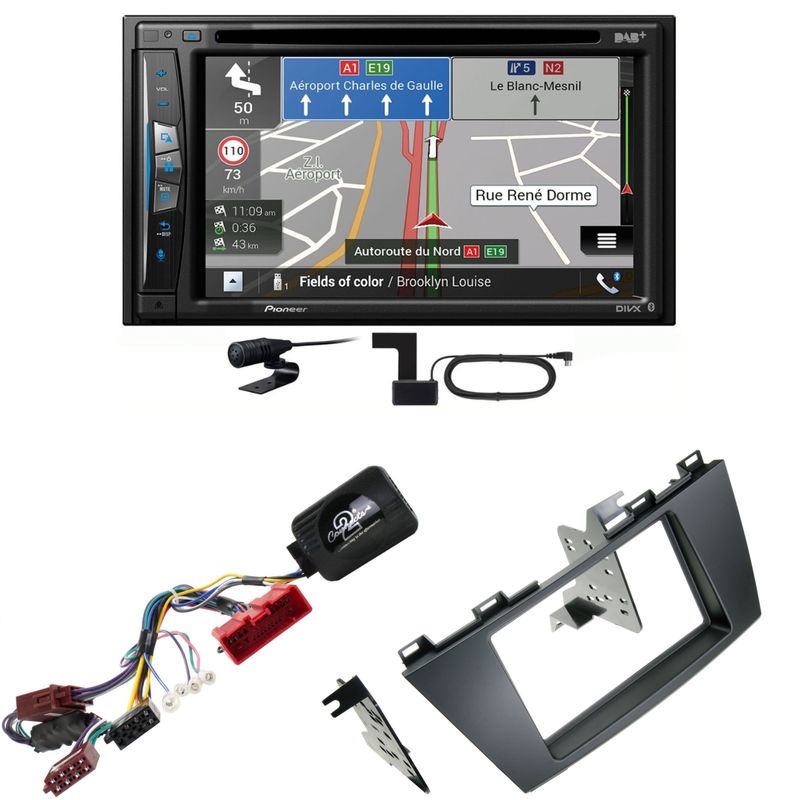 Pioneer AVIC-Z730DAB USB Navigation Bluetooth MP3 CD Einbauset für Mazda 5 CW Pioneer AVIC-Z730DAB USB Navigation Bluetooth MP3 CD Einbauset für Mazda 5 CW