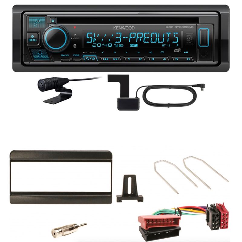 Kenwood KDC-BT960DAB Bluetooth DAB USB Einbauset für Focus Fiesta Puma Mondeo Kenwood KDC-BT960DAB Bluetooth DAB USB Einbauset für Focus Fiesta Puma Mondeo