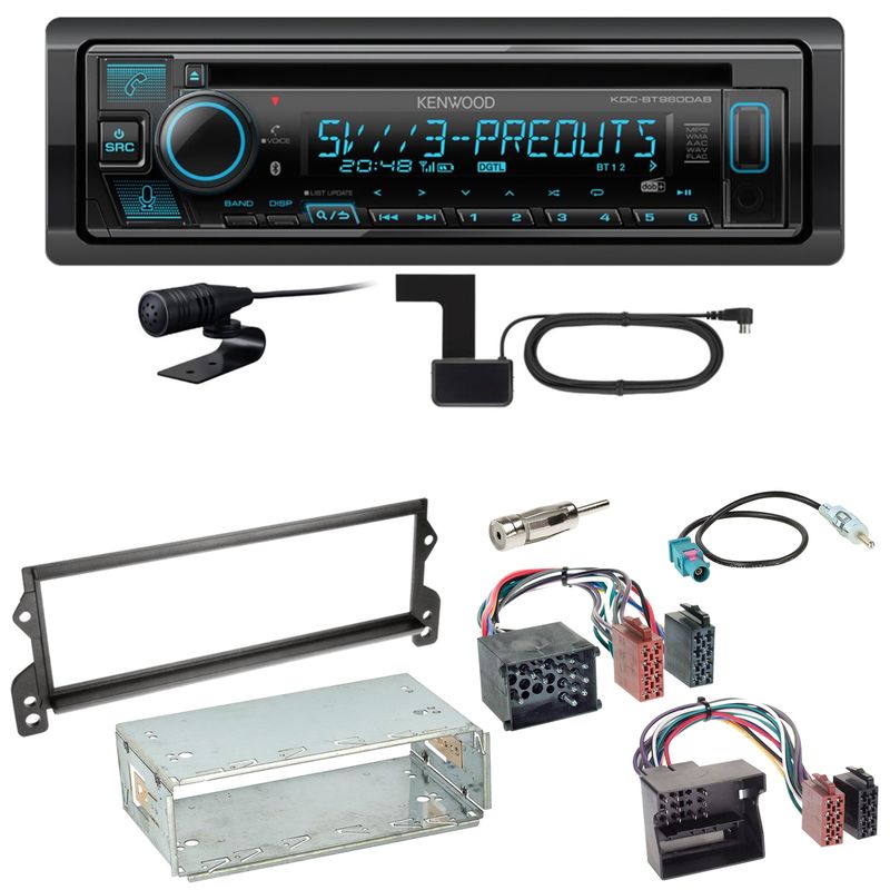 Kenwood KDC-BT960DAB Bluetooth Digitalradio CD Einbauset für MINI R50 R52 R53
