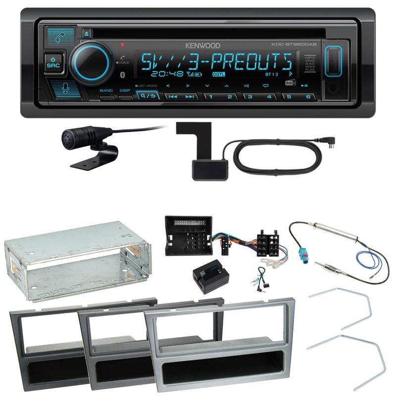 Kenwood KDC-BT960DAB Bluetooth Einbauset für Opel Signum Corsa C Tigra Twintop Kenwood KDC-BT960DAB Bluetooth Einbauset für Opel Signum Corsa C Tigra Twintop