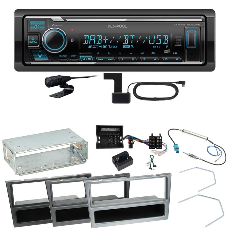 Kenwood KMM-BT508DAB Bluetooth Einbauset für Opel Signum Corsa C Tigra Twintop Kenwood KMM-BT508DAB Bluetooth Einbauset für Opel Signum Corsa C Tigra Twintop