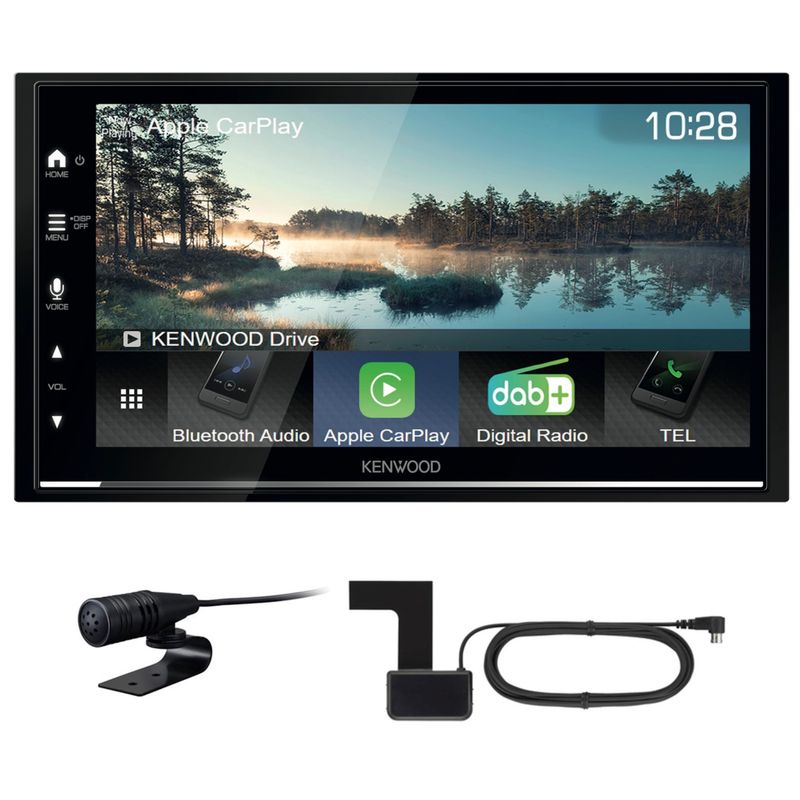 KENWOOD DMX7722DABS CarPlay Android Auto kabellos Digitalradio inkl. Antenne