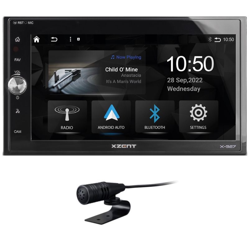 XZENT X-527 2-DIN Moniceiver Carplay Android Auto Bluetooth DAB+ Digitalradio