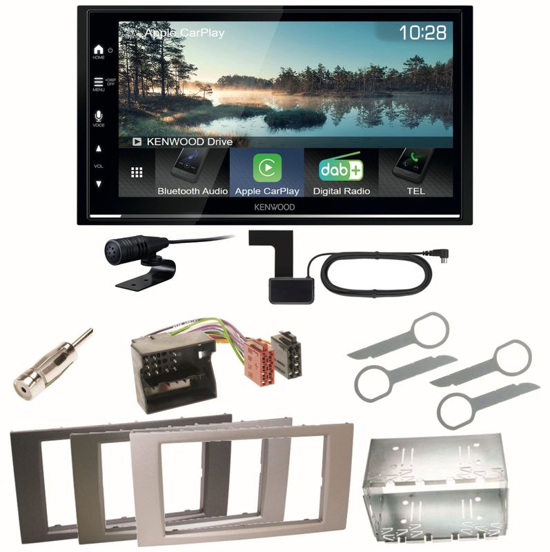 Kenwood DMX7722DABS Android Auto Einbauset für Ford Focus C-Max Fiesta Transit Kenwood DMX7722DABS Android Auto Einbauset für Ford Focus C-Max Fiesta Transit