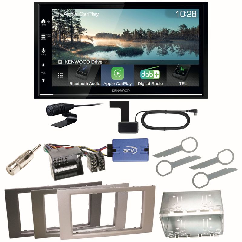 Kenwood DMX7722DABS Android Auto Einbauset für Ford Kuga Fusion Galaxy S-Max Kenwood DMX7722DABS Android Auto Einbauset für Ford Kuga Fusion Galaxy S-Max