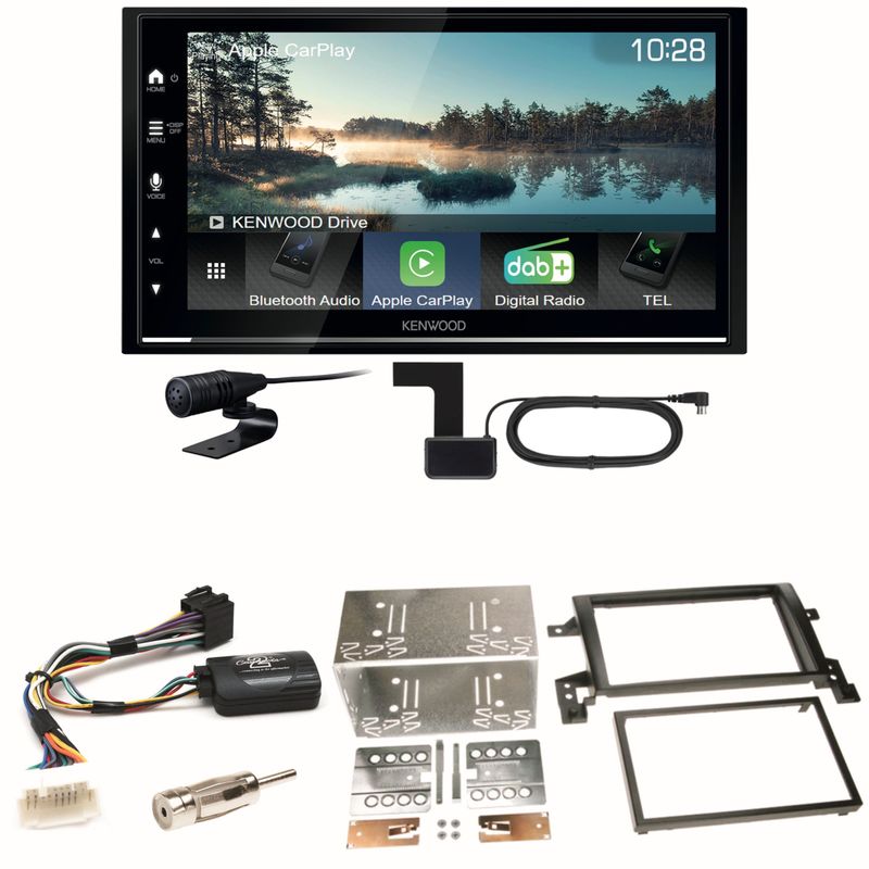 Kenwood DMX7722DABS Android Auto CarPlay Einbauset für Suzuki Grand Vitara JT