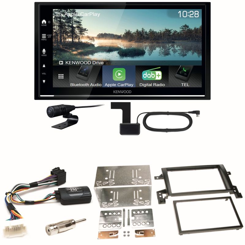 Kenwood DMX7722DABS Android Auto CarPlay Einbauset für Suzuki Grand Vitara JT