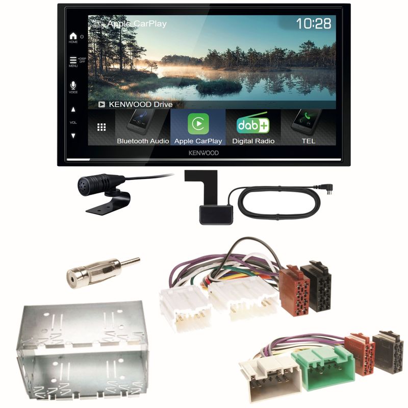 Kenwood DMX7722DABS Android Auto CarPlay Einbauset für Volvo S40 V40 850 Kenwood DMX7722DABS Android Auto CarPlay Einbauset für Volvo S40 V40 850