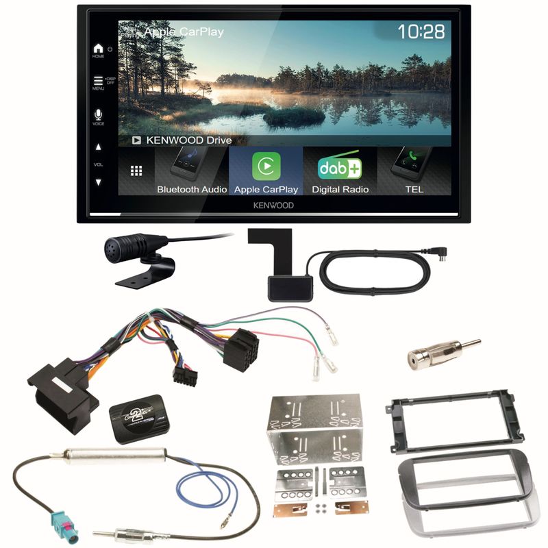 Kenwood DMX7722DABS Android Auto Einbauset für Ford Focus Mondeo S-Max Galaxy Kenwood DMX7722DABS Android Auto Einbauset für Ford Focus Mondeo S-Max Galaxy