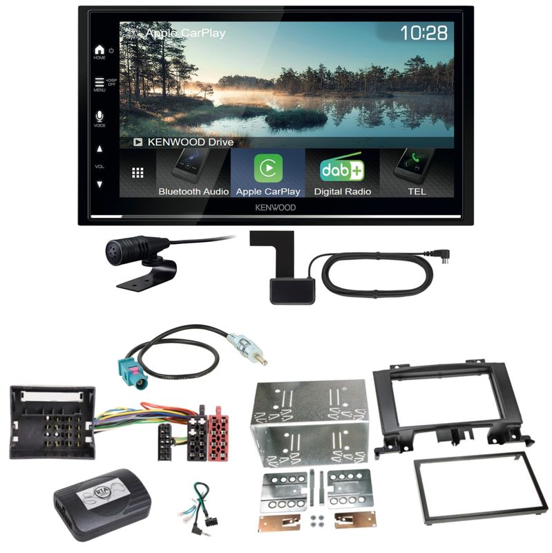 Kenwood DMX7722DABS Android Auto Einbauset für Mercedes Sprinter W906 Crafter Kenwood DMX7722DABS Android Auto Einbauset für Mercedes Sprinter W906 Crafter