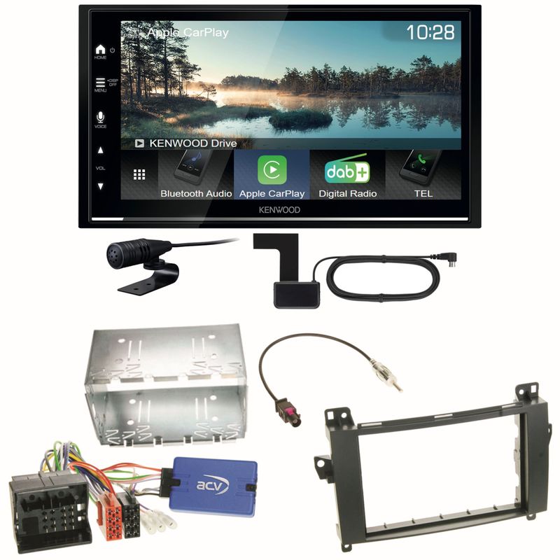 Kenwood DMX7722DABS Android Auto CarPlay Einbauset für Mercedes Vito W447 Kenwood DMX7722DABS Android Auto CarPlay Einbauset für Mercedes Vito W447