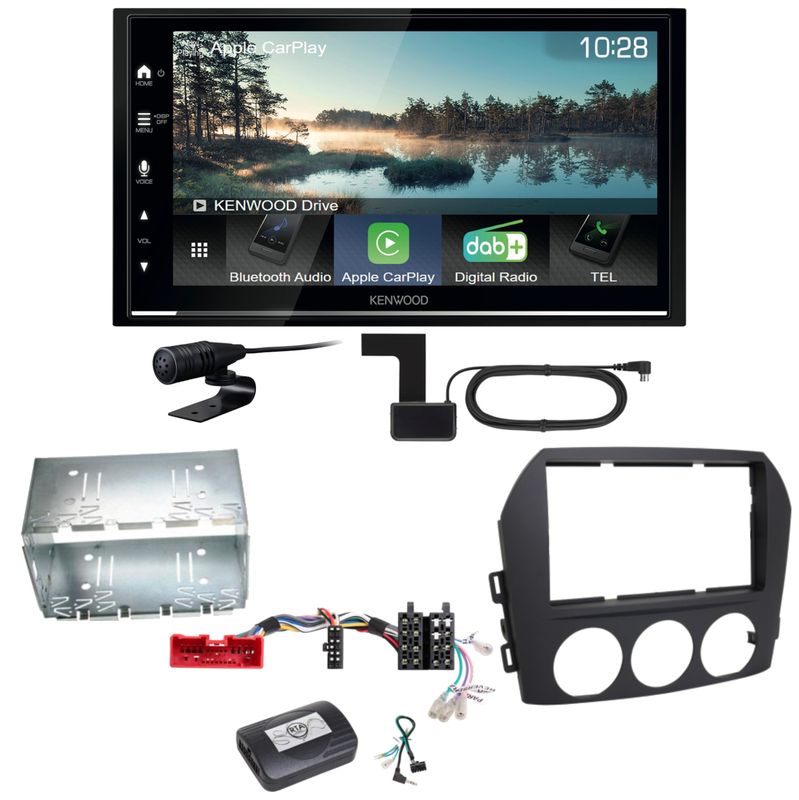 Kenwood DMX7722DABS Android Auto CarPlay Einbauset für Mazda MX-5 NC FL Kenwood DMX7722DABS Android Auto CarPlay Einbauset für Mazda MX-5 NC FL