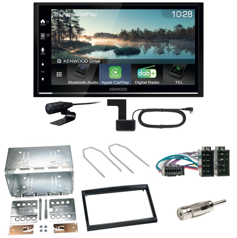 Kenwood DMX7722DABS Android Auto CarPlay Einbauset für Peugeot 307 Citroen C2 C3 Kenwood DMX7722DABS Android Auto CarPlay Einbauset für Peugeot 307 Citroen C2 C3