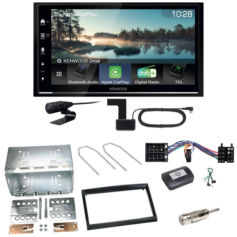 Kenwood DMX7722DABS Android Auto CarPlay Einbauset für Peugeot 307 Citroen C2 C3 Kenwood DMX7722DABS Android Auto CarPlay Einbauset für Peugeot 307 Citroen C2 C3