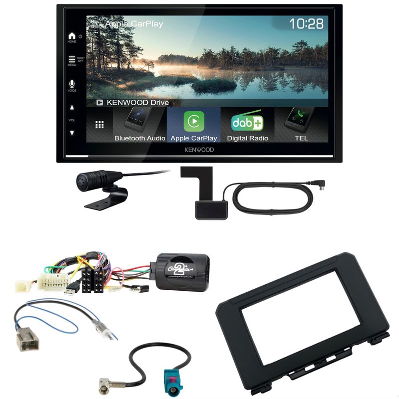 Kenwood DMX7722DABS Android Auto CarPlay Einbauset für Suzuki Jimny GJ ab 2018
