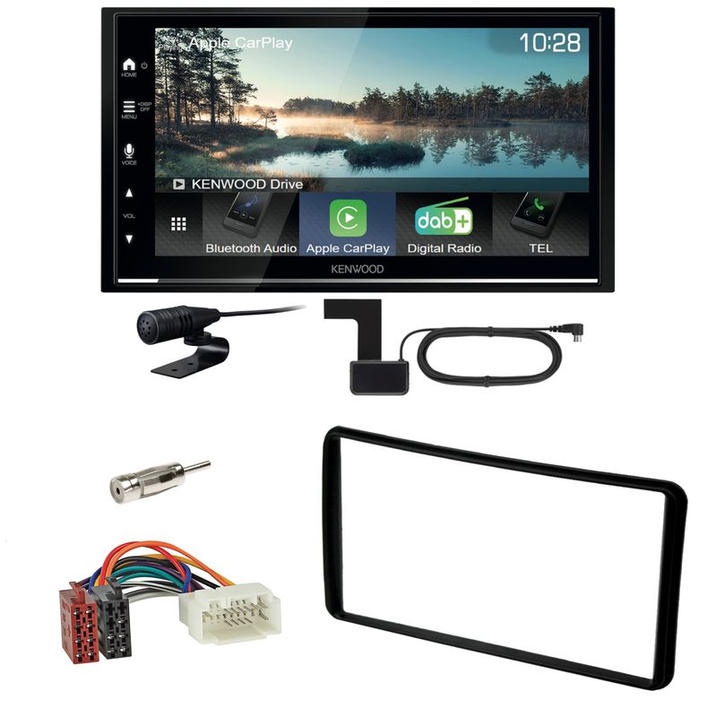 Kenwood DMX7722DABS Android Auto CarPlay Bluetooth Einbauset für Suzuki Jimny FJ