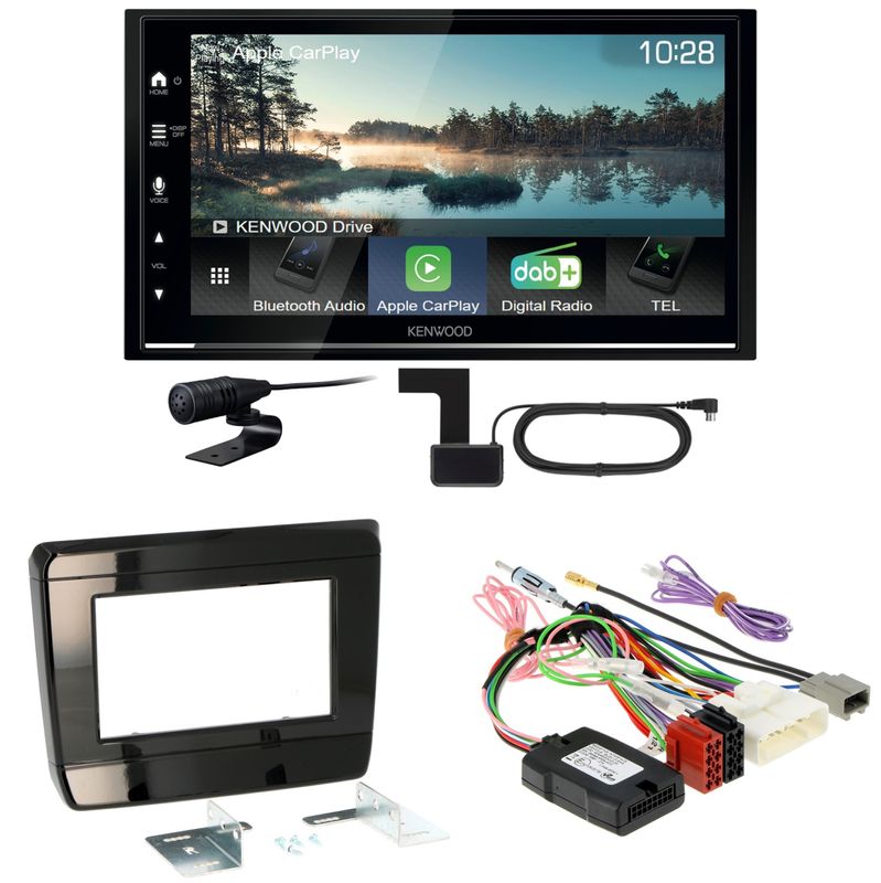 Kenwood DMX7722DABS Android Auto CarPlay Einbauset für Isuzu D-Max 3 ab 2020