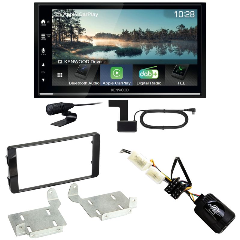 Kenwood DMX7722DABS Android Auto CarPlay Einbauset für Mitsubishi ASX ab 2015