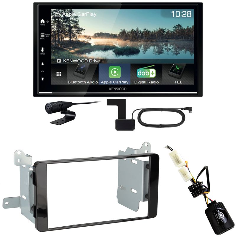 Kenwood DMX7722DABS Android Auto CarPlay Einbauset für Mitsubishi L200 ab 2016