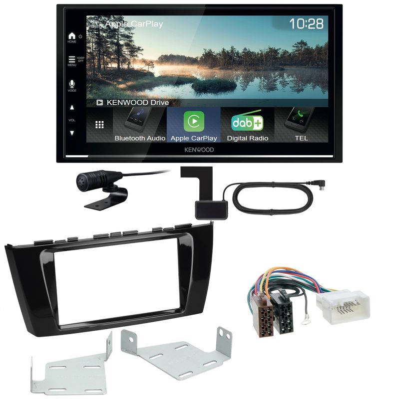 Kenwood DMX7722DABS Android Auto CarPlay Einbauset für Mitsubishi Space Star