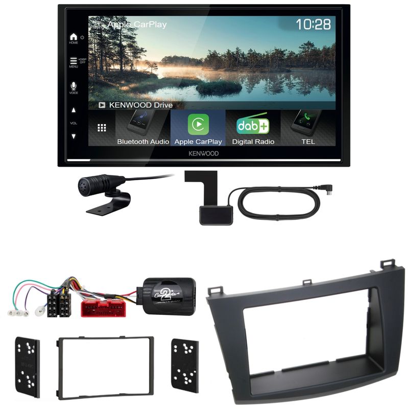 Kenwood DMX7722DABS Android Auto CarPlay Bluetooth Einbauset für Mazda 3 BL Kenwood DMX7722DABS Android Auto CarPlay Bluetooth Einbauset für Mazda 3 BL