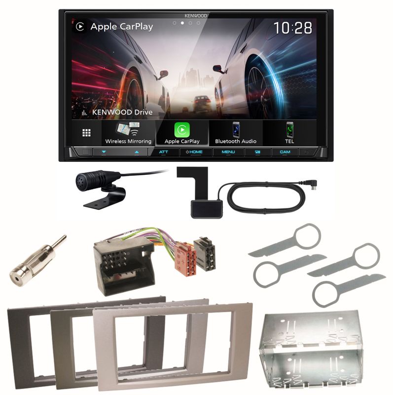 Kenwood DMX8021DABS Android Auto Einbauset für Ford Focus C-Max Fiesta Transit Kenwood DMX8021DABS Android Auto Einbauset für Ford Focus C-Max Fiesta Transit
