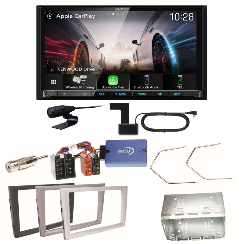 Kenwood DMX8021DABS Android Auto Einbauset für Opel Vectra C Signum Corsa Combo Kenwood DMX8021DABS Android Auto Einbauset für Opel Vectra C Signum Corsa Combo