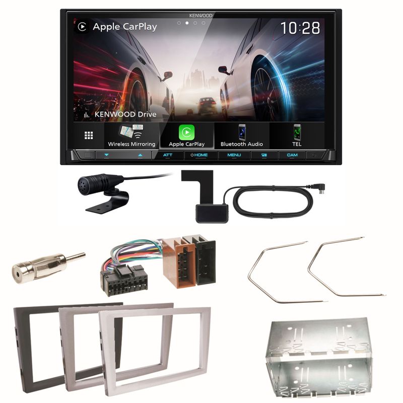 Kenwood DMX8021DABS Android Auto Einbauset für Opel Vectra C Signum Corsa Combo Kenwood DMX8021DABS Android Auto Einbauset für Opel Vectra C Signum Corsa Combo
