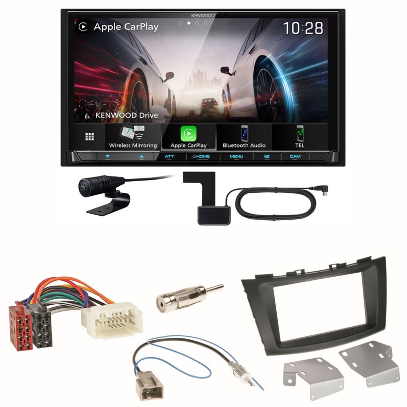 Kenwood DMX8021DABS Android Auto CarPlay Einbauset für Suzuki Swift Sport FZ NZ