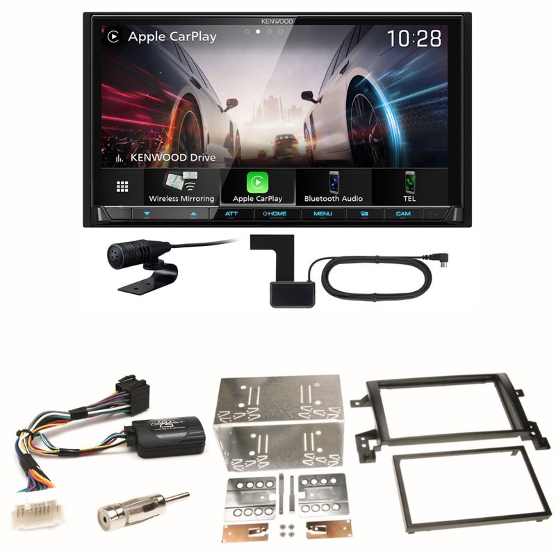 Kenwood DMX8021DABS Android Auto CarPlay Einbauset für Suzuki Grand Vitara JT
