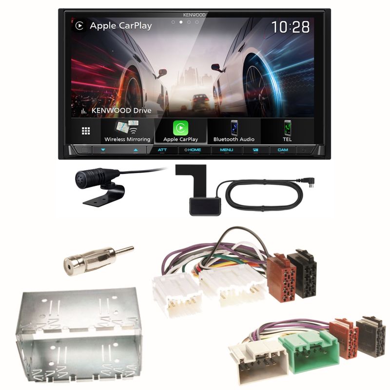 Kenwood DMX8021DABS Android Auto CarPlay Einbauset für Volvo S40 V40 850 Kenwood DMX8021DABS Android Auto CarPlay Einbauset für Volvo S40 V40 850