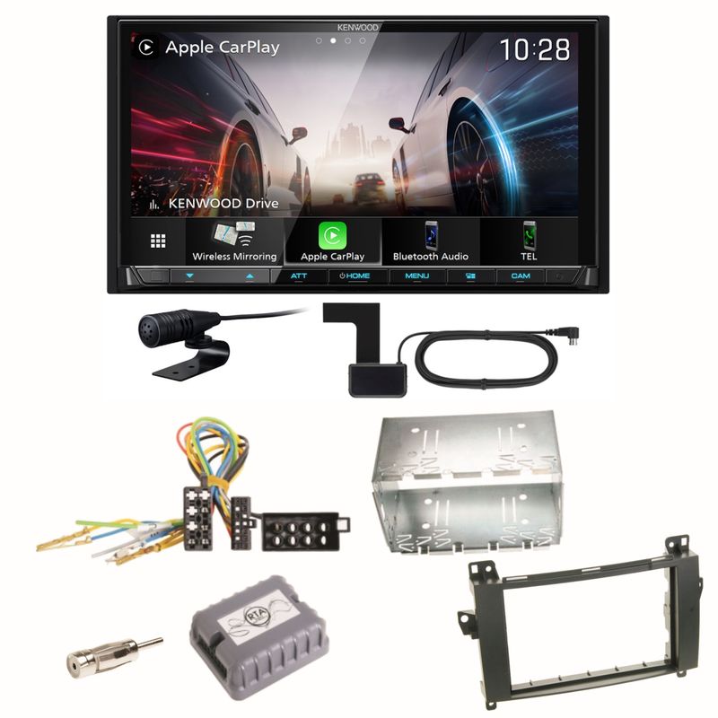 Kenwood DMX8021DABS Android Auto CarPlay Einbauset für Mercedes Vito Viano W639 Kenwood DMX8021DABS Android Auto CarPlay Einbauset für Mercedes Vito Viano W639